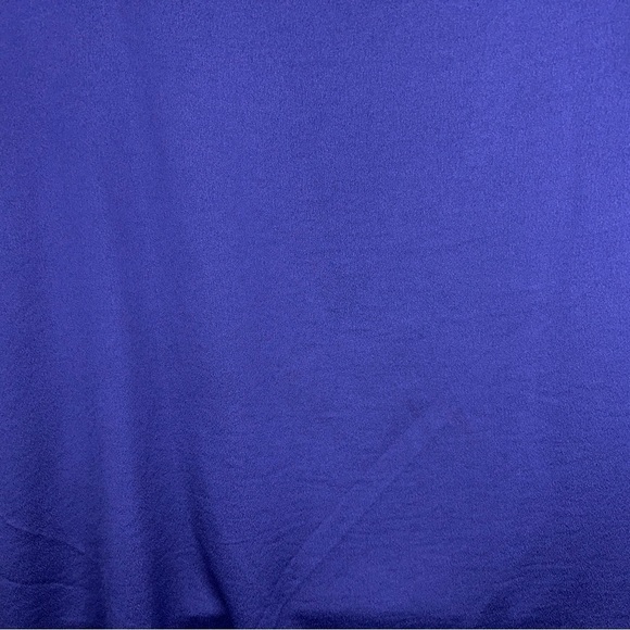 LARGE HIPPIE CHIC BLUE BLACK LACE SLEEVELESS TOP GLAM SATIN - Picture 9 of 12